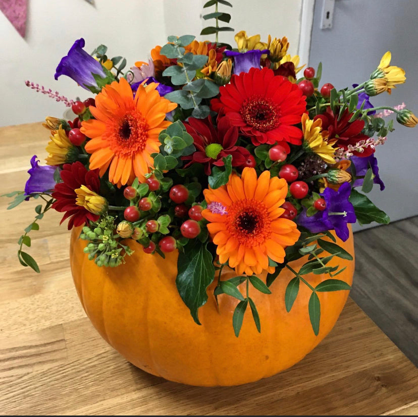 Mini pumpkin workshop for children