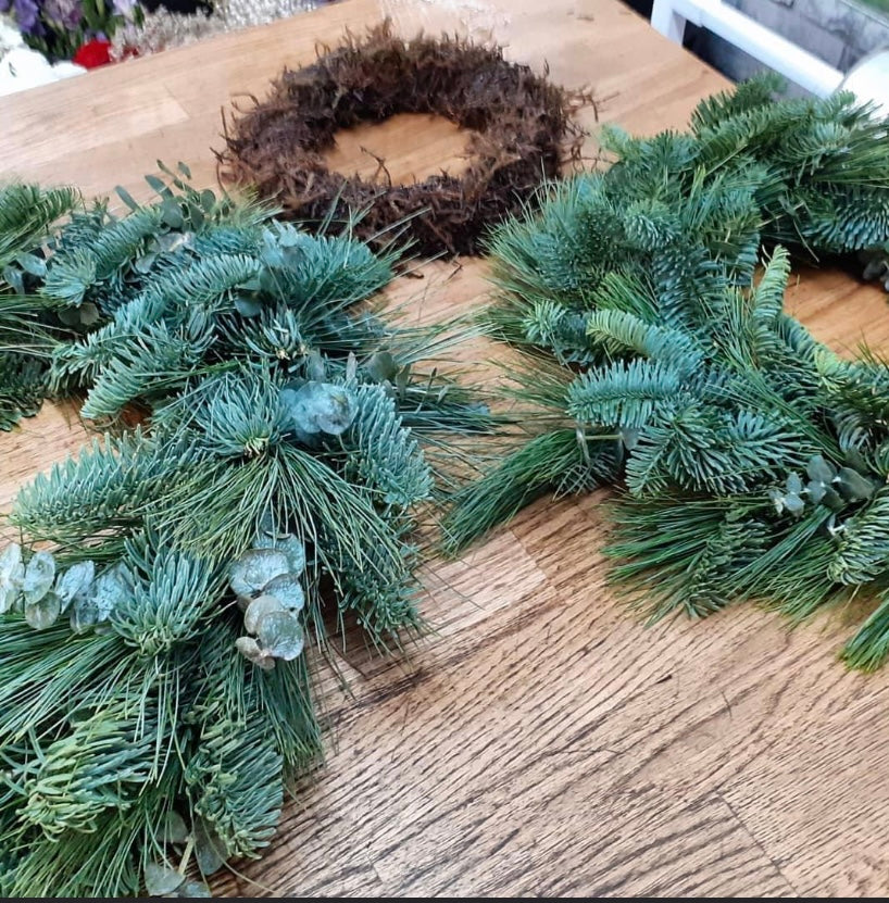 Wreath workshop at the Lyric Rooms - Ashby Tuesday 1st December