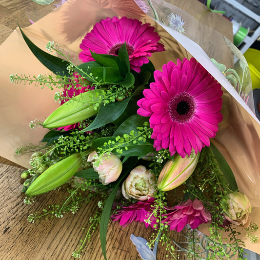 Flower subscription wrap