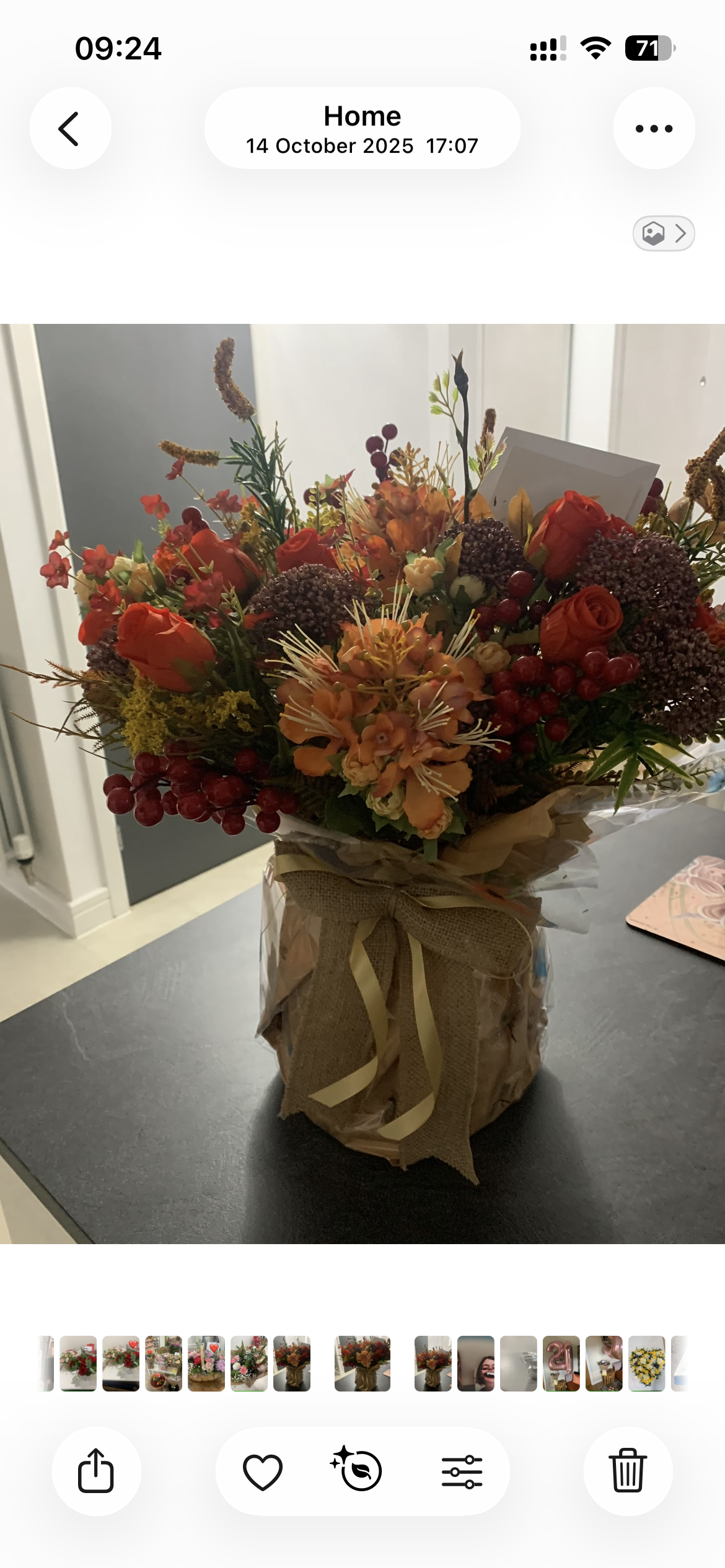 Large Vased Artificial Arrangement