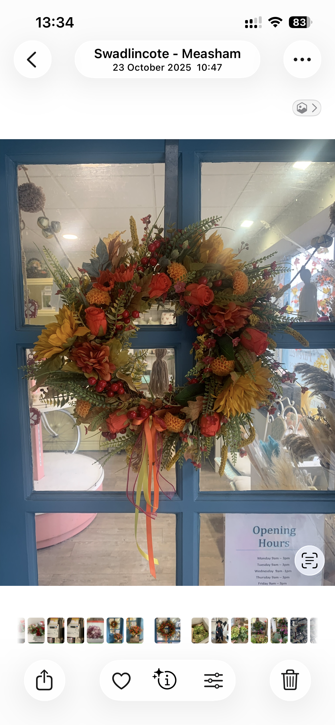 Autumn Artificial wreath