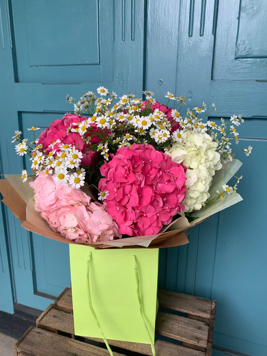 Summer hydrangea bouquet